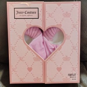 Juicy Couture Footlet Slippers - NEW
